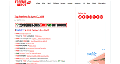 Desktop Screenshot of freebie-depot.com